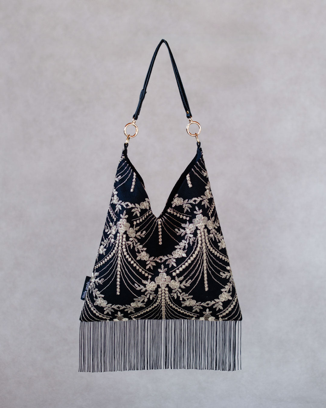 Triangle Tote Mini- トライアングルトートミニ - Black – little seeds