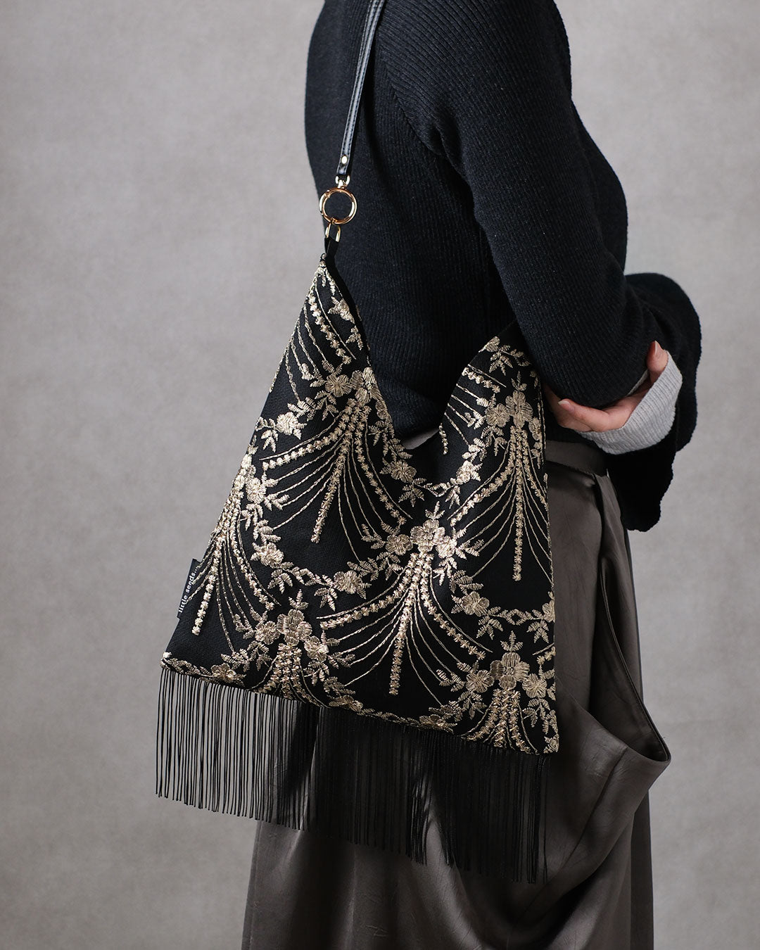 Triangle Tote Mini- トライアングルトートミニ - Black